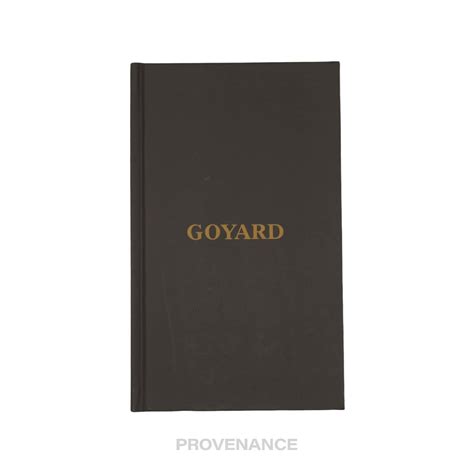 goyard history book|where does Goyard come from.